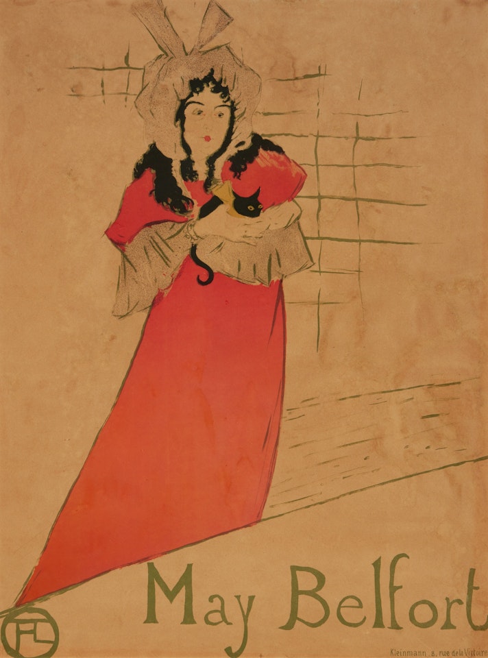 May Belfort (Delteil 354; Adriani 126; Wittrock P14) by Henri de Toulouse-Lautrec