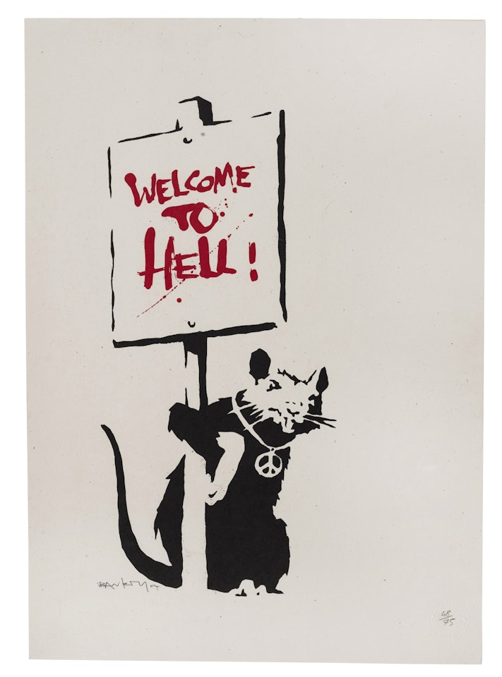 Welcome To Hell by Banksy