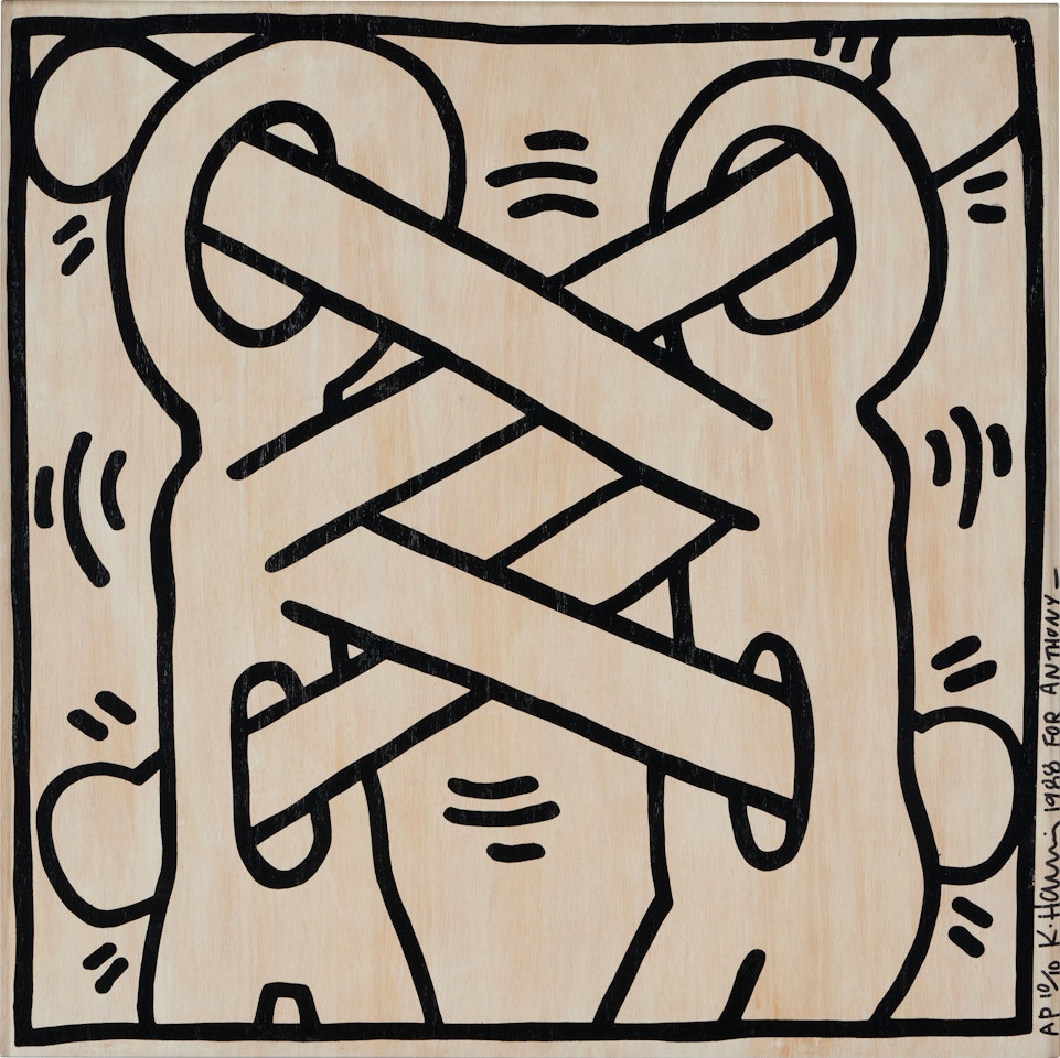 Art Attack on Aids (not in Littmann) by Keith Haring