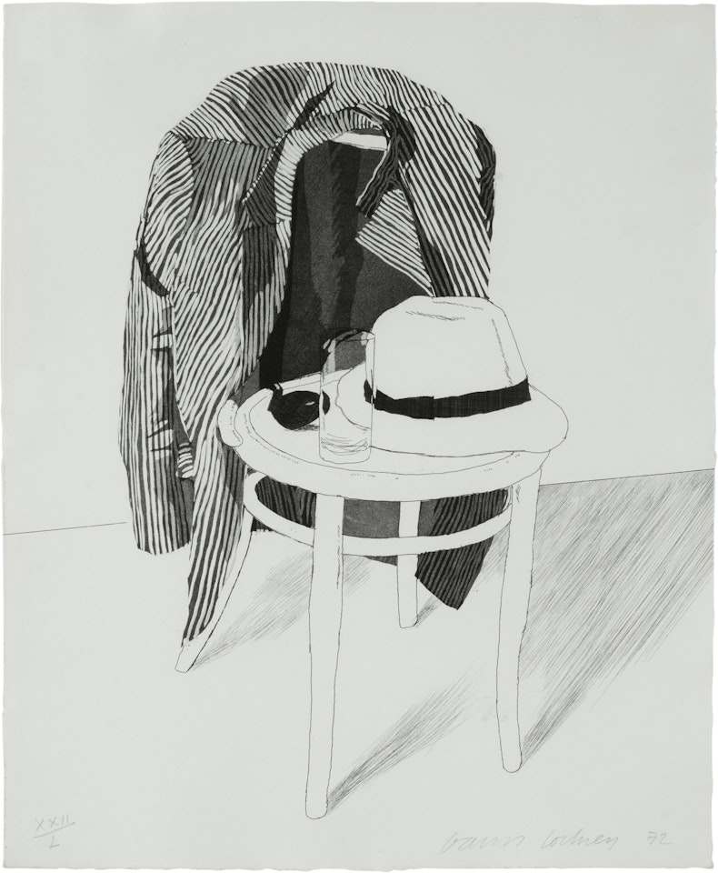 Panama Hat (Scottish Arts Council 127; M.C.A.T. 119) by David Hockney