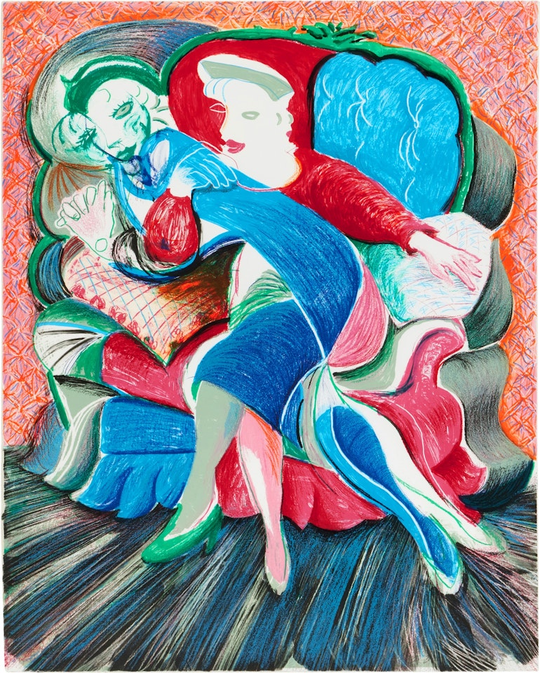An Image of Celia, State I, from Moving Focus (M.C.A.T. 278) by David Hockney