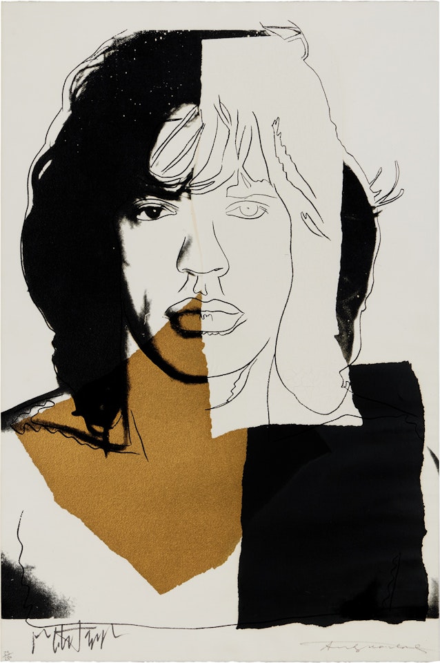 Mick Jagger (Feldman & Schellmann II.146) by Andy Warhol