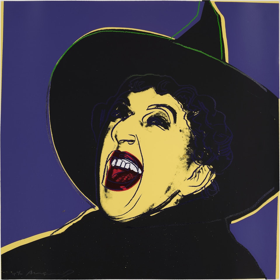 The Witch, from Myths (see Feldman & Schellmann IIB.261) by Andy Warhol