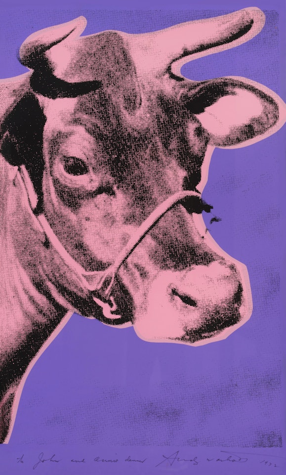 Cow (Feldman & Schellmann II.12A) by Andy Warhol