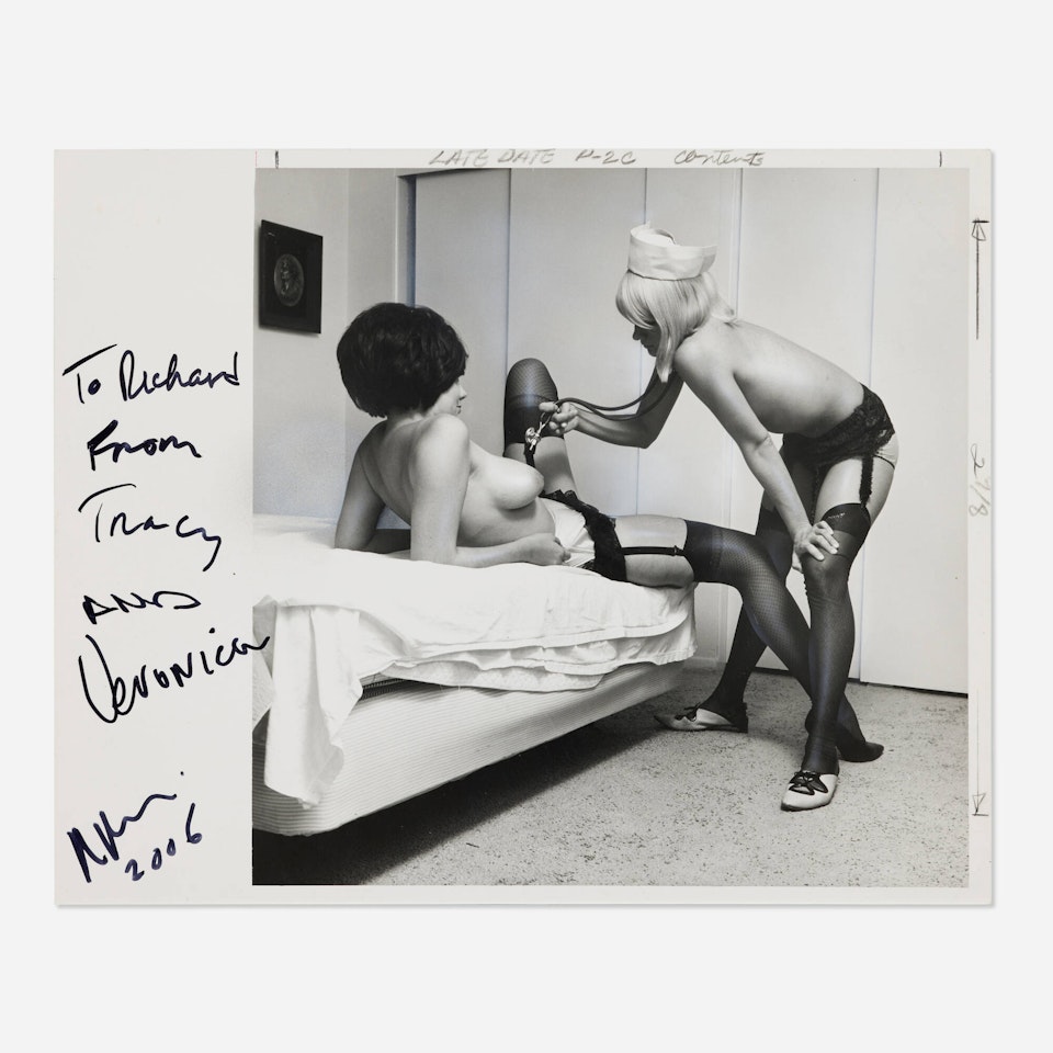 Photograph of Naked Nurse Examining Naked Women by Richard Prince