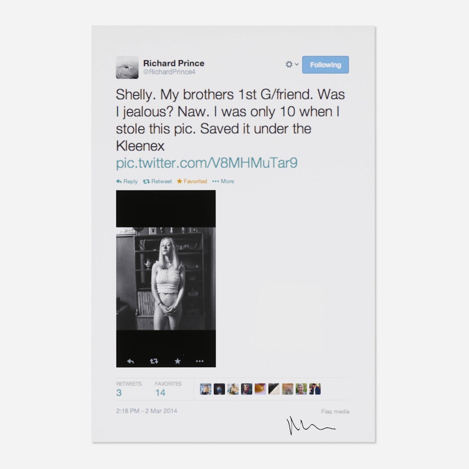 Untitled (Tweet) by Richard Prince