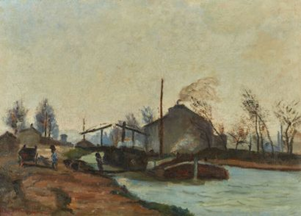 The banks of the Seine in Île-de-France by Armand Guillaumin