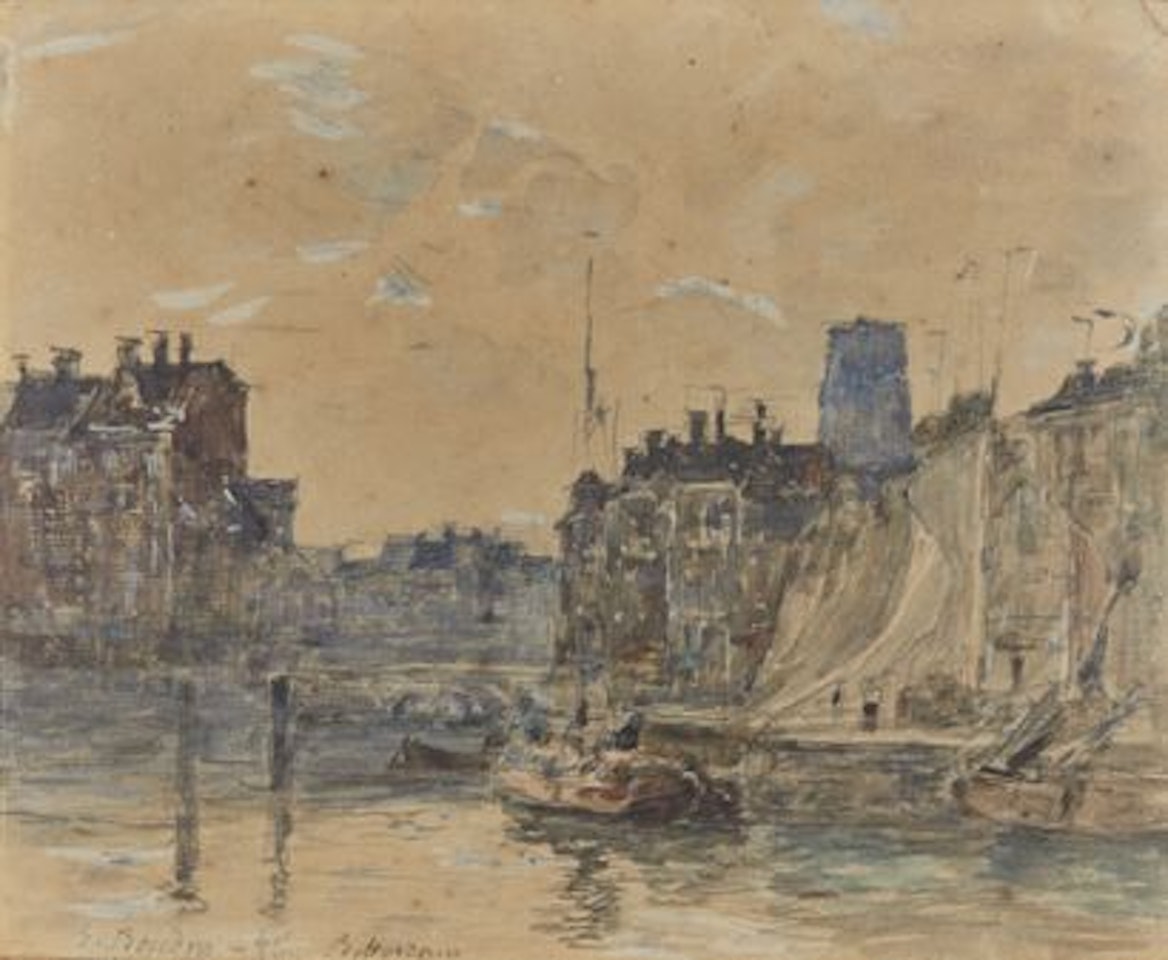 Rotterdam by Eugène Boudin