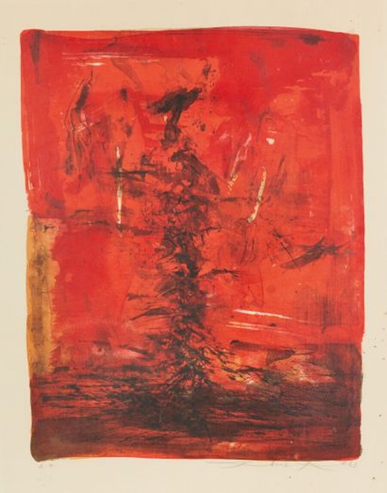 Composition by Zao Wou-Ki