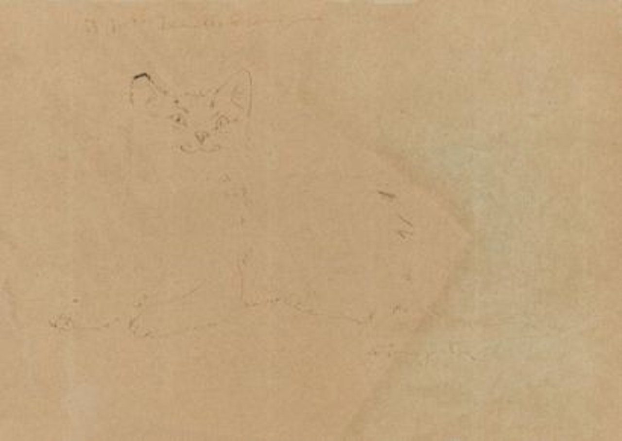 Cat by Leonard Tsuguharu Foujita