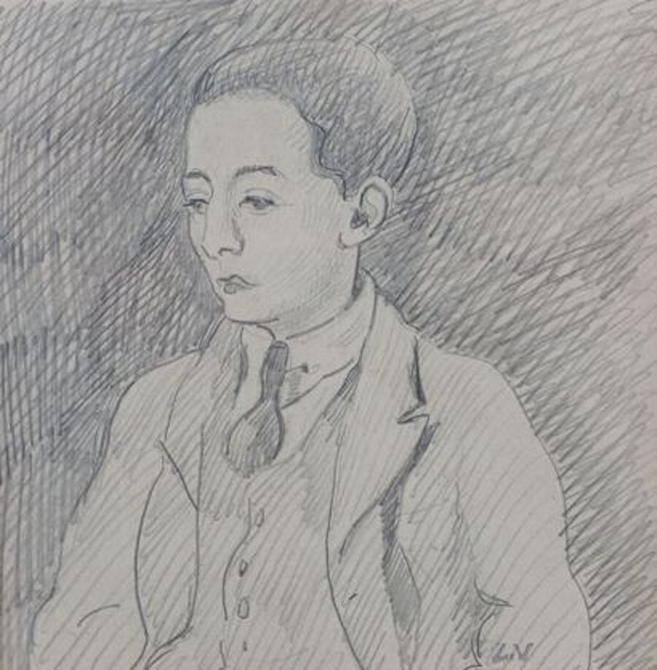 Portrait of a young man by Louis Valtat