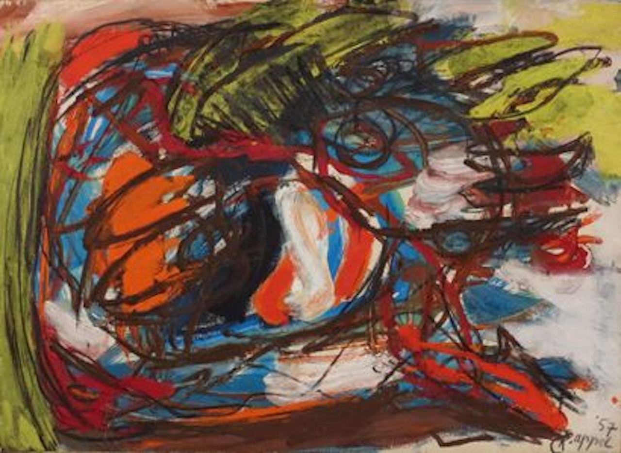 Birds Entangled by Karel Appel