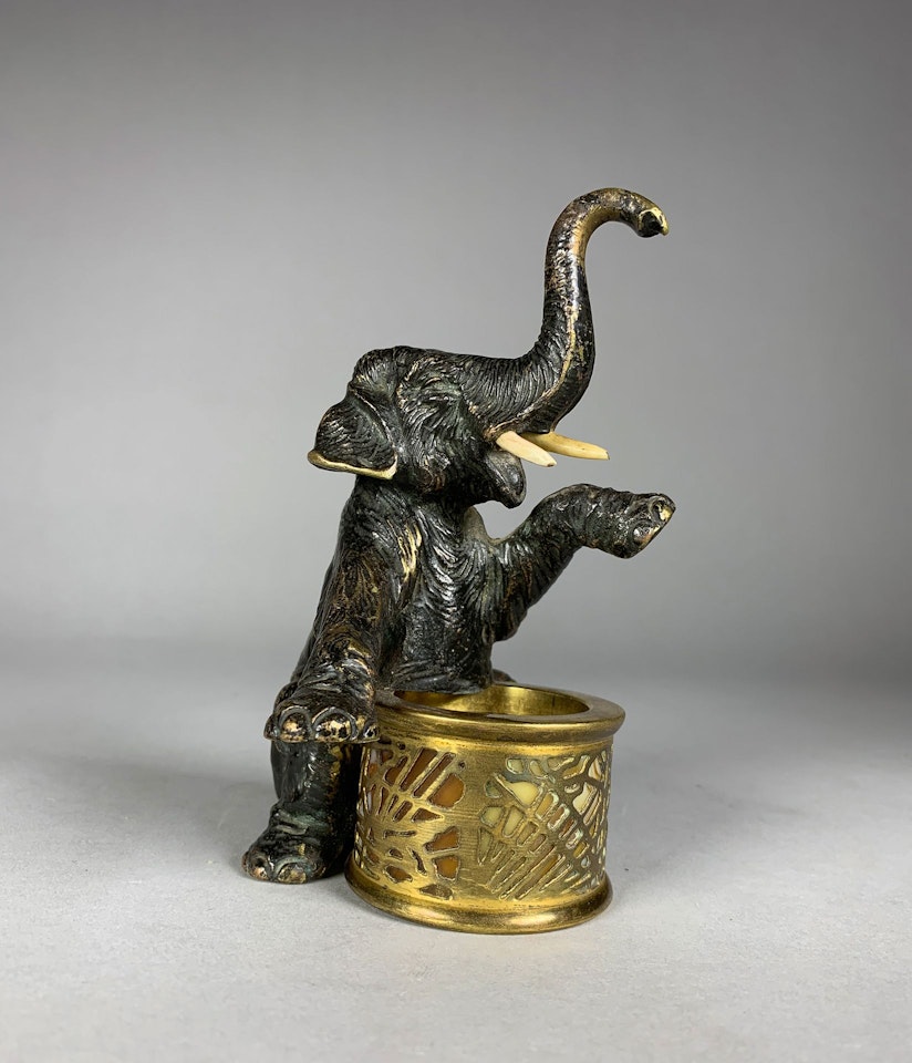 Circus elephant. by Tiffany Studios