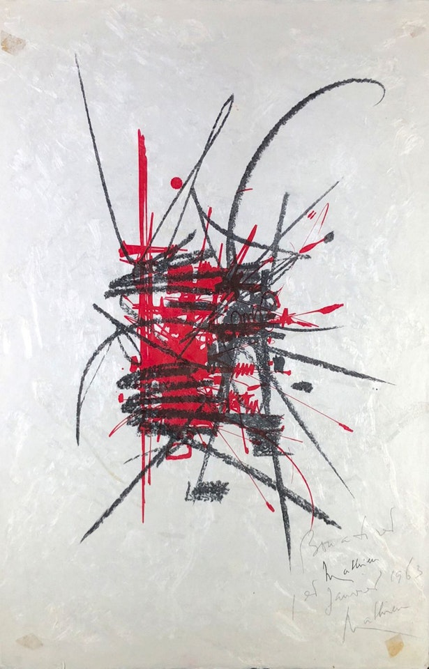 Composition by Georges Mathieu