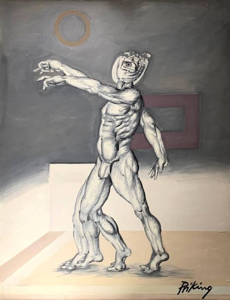 Man on the march towards the cosmos. by Franz Priking