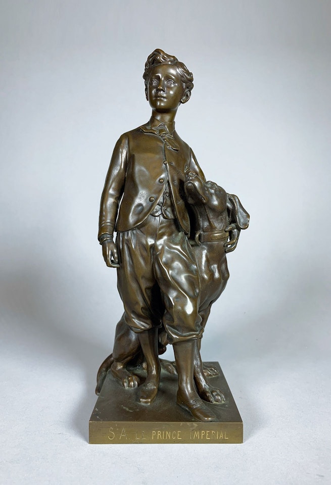 "The Imperial Prince and his dog Nero" by Jean-Baptiste Carpeaux