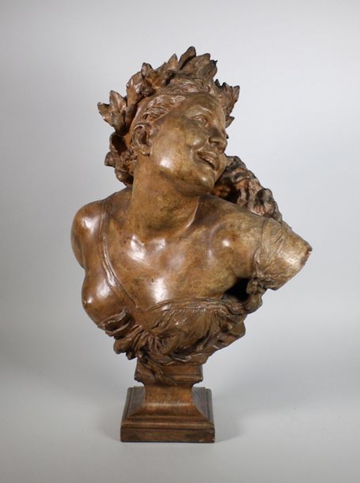 The bacchante with laurels by Jean-Baptiste Carpeaux