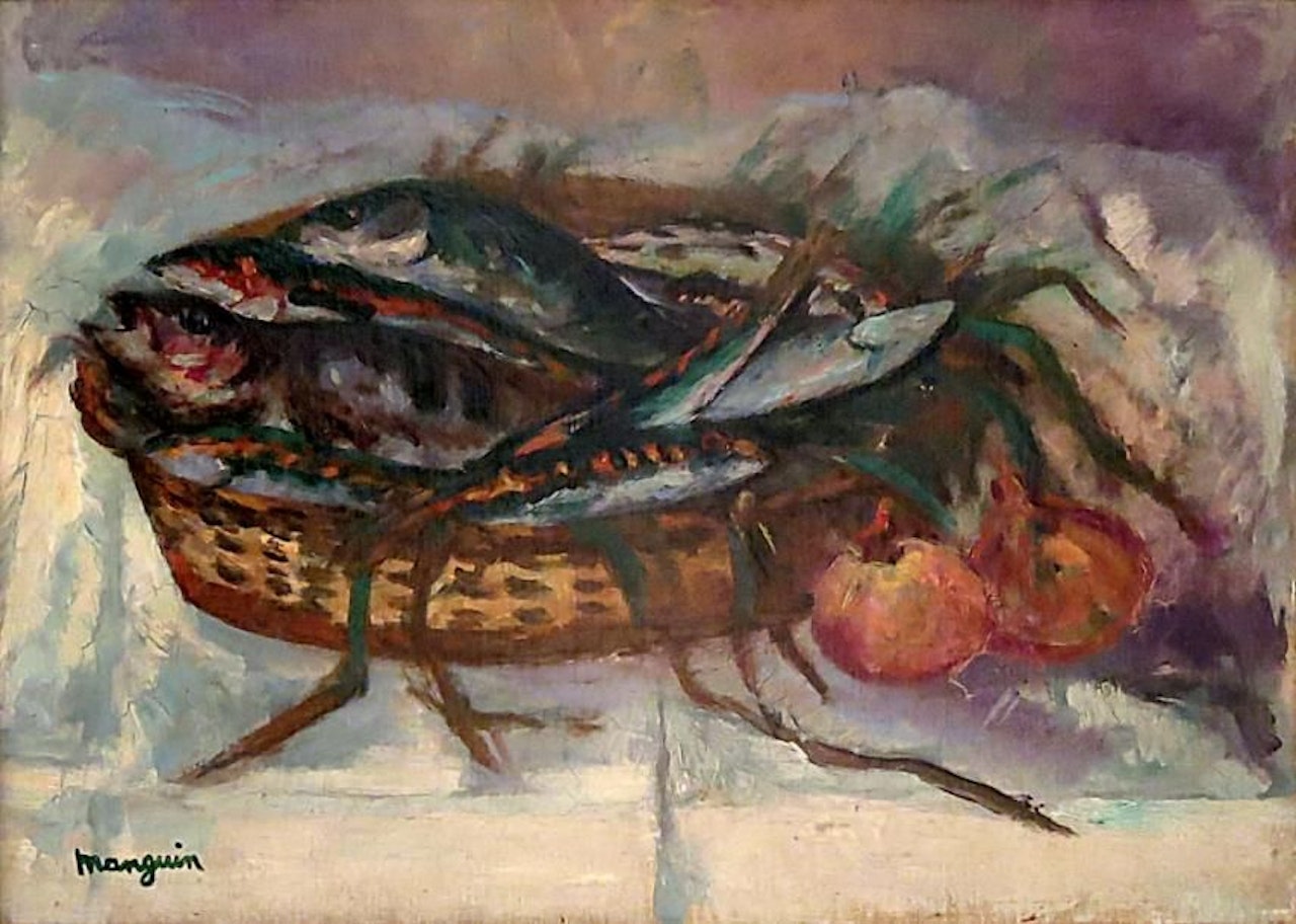 The fish basket by Henri Manguin