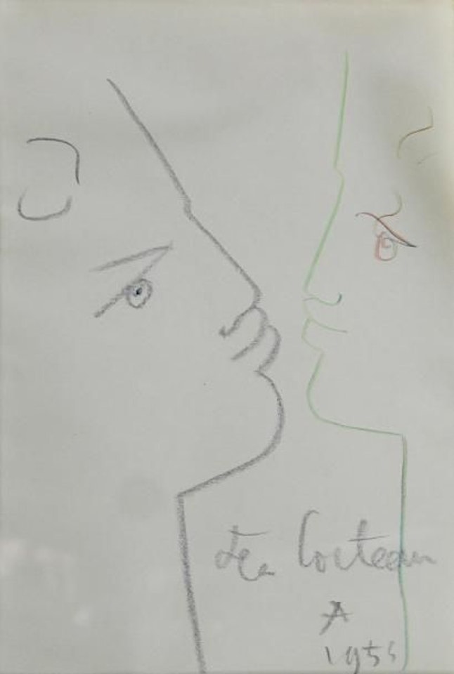Two faces by Jean Cocteau