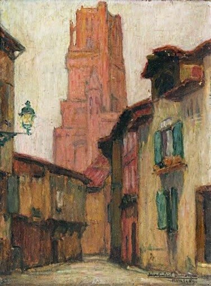 La rue des priests in Albi by Jean Gabriel Domergue
