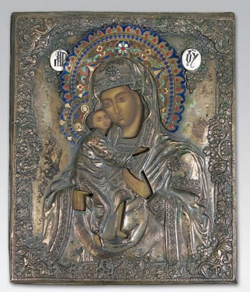 The Virgin and Child by Russian School