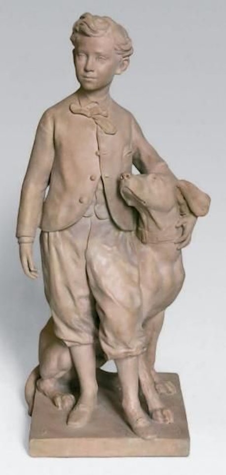The Imperial Prince and his dog Néro by Jean-Baptiste Carpeaux