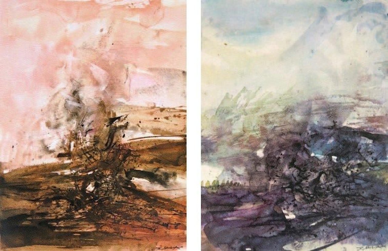 Les Illuminations by Zao Wou-Ki