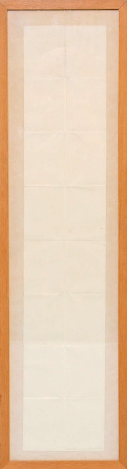 paper folded into squares by Sol LeWitt