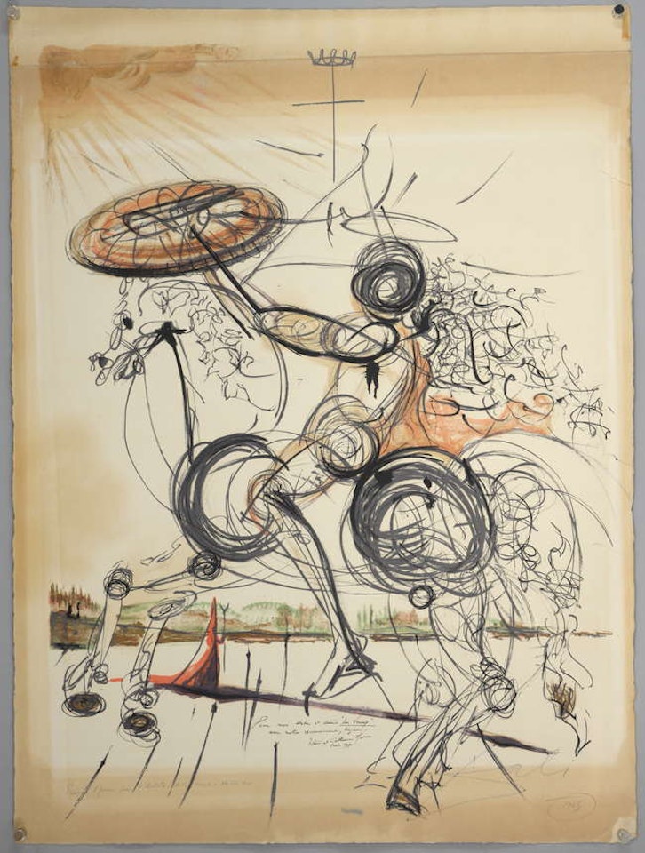 "The Crazy Horse Saloon" by Salvador Dali