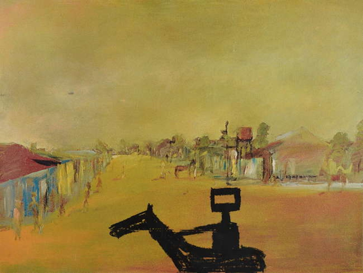 "Mansfield", from the Ned Kelly series by Sidney Nolan
