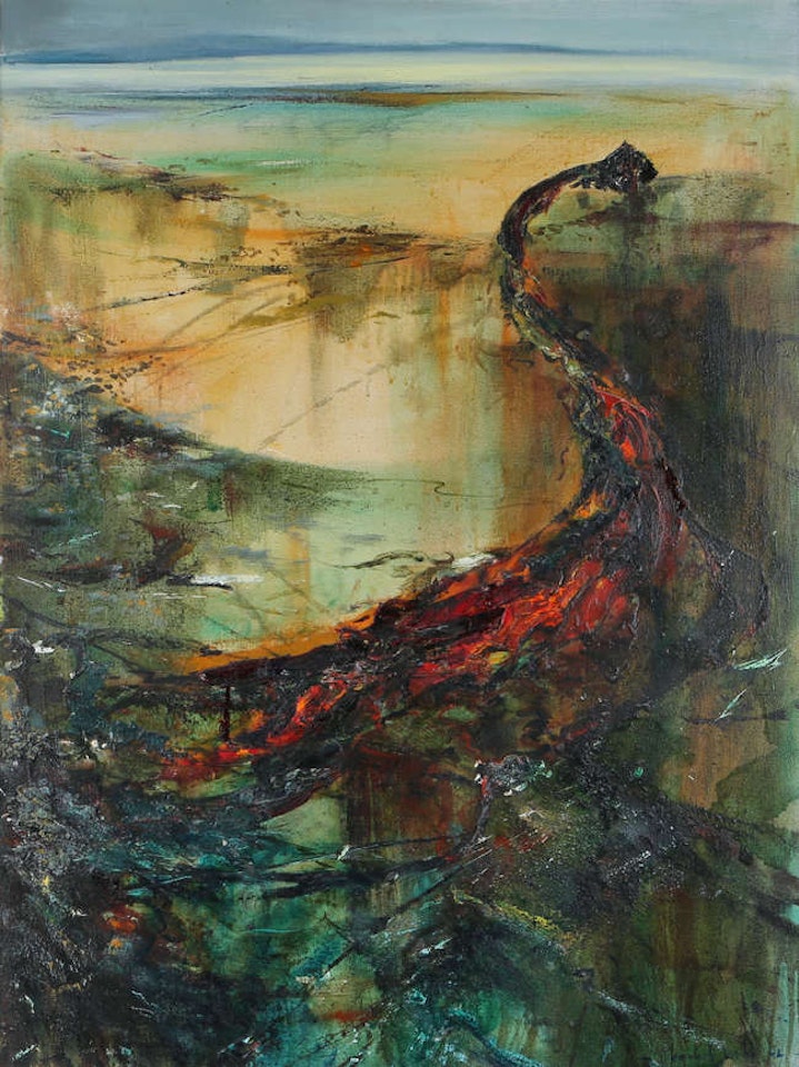 abstract landscape by Kenneth Webb