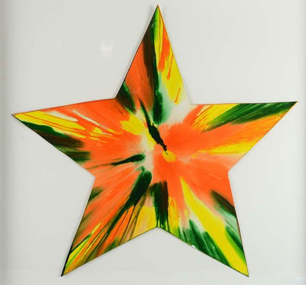 Star Spin Painting (created at Damien Hirst"s Spin Workshop)# by Damien Hirst