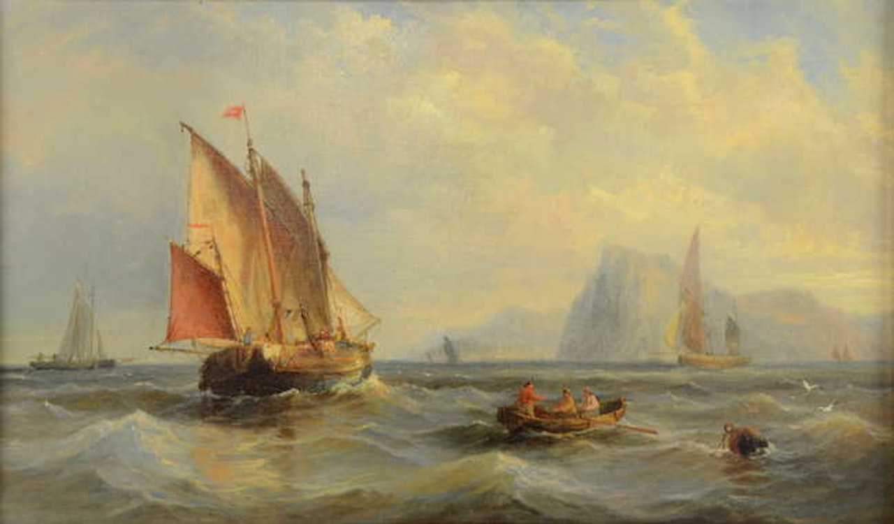 shipping scene by English School