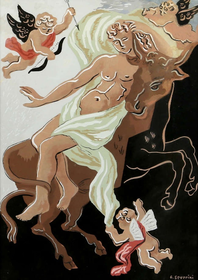"Europa and the Bull" by Gino Severini