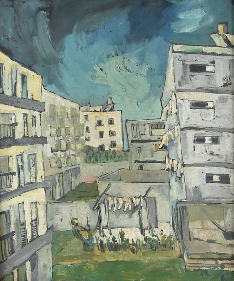 city scene by Continental School