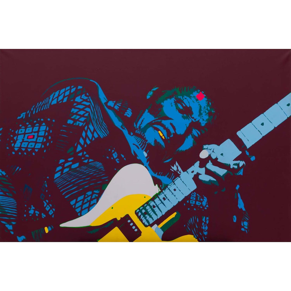 Blood Alley Blues (Albert Collins) by Bernard Rancillac