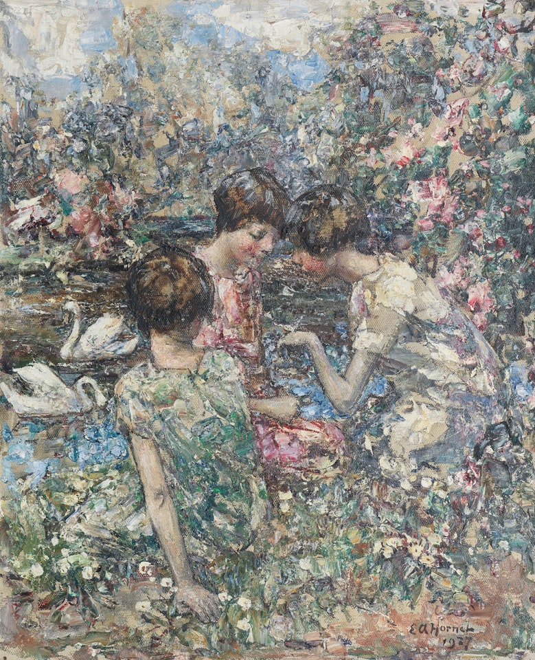 The Butterfly by Edward Atkinson Hornel