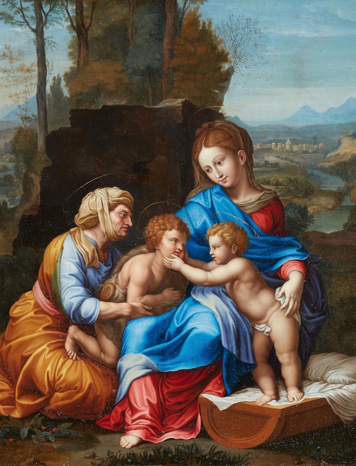 Virgin and Child with John the Baptist and Saint Elisabeth by Italian School