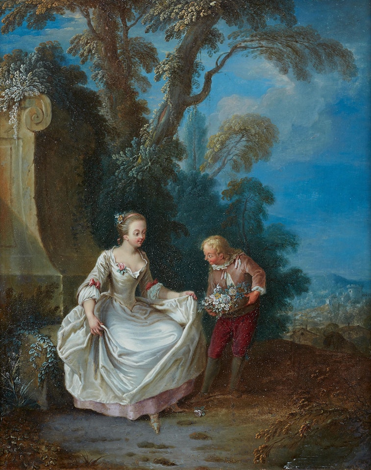 A Gallant Scene in a Park by German School