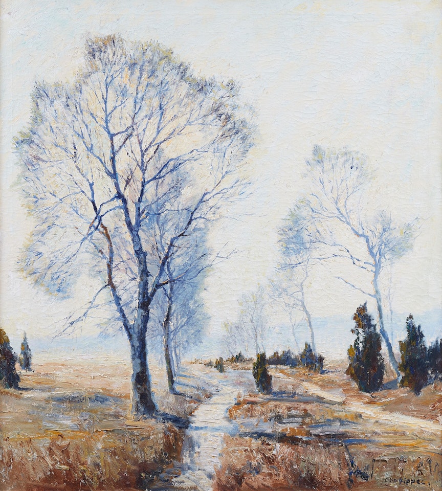 Early Spring in the Lüneburger Heide by Otto Pippel