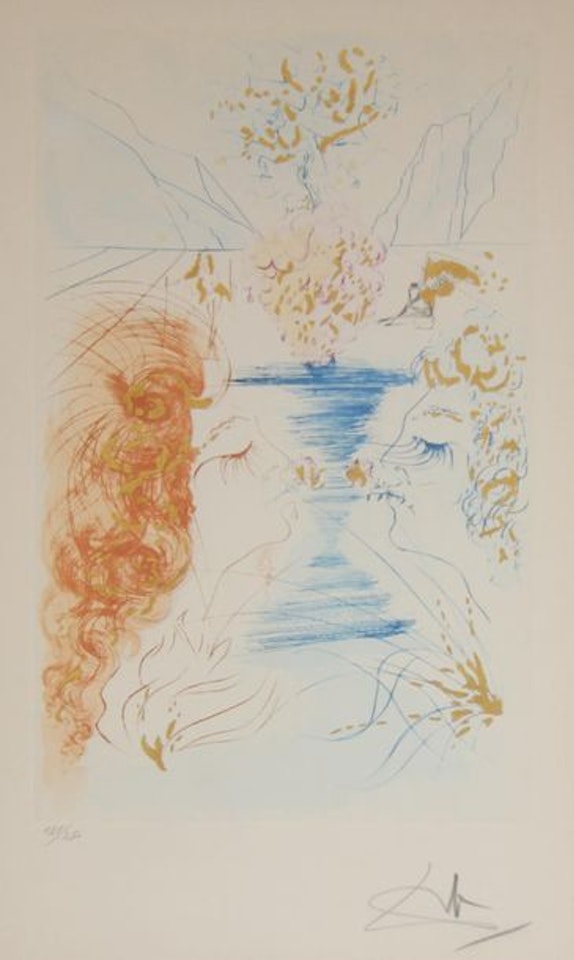 The Kiss by Salvador Dali