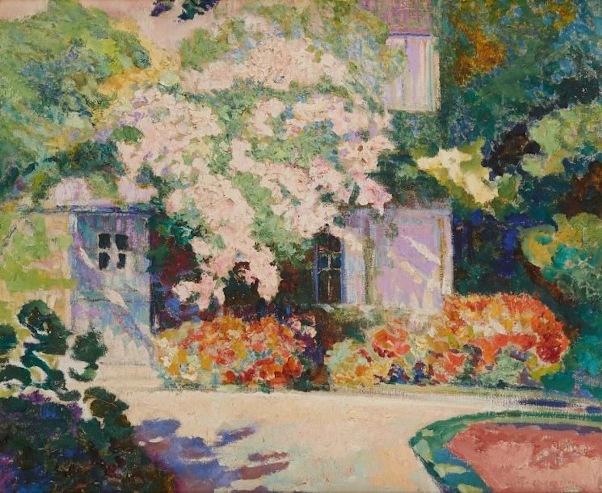 Wisteria on the house by Victor Charreton