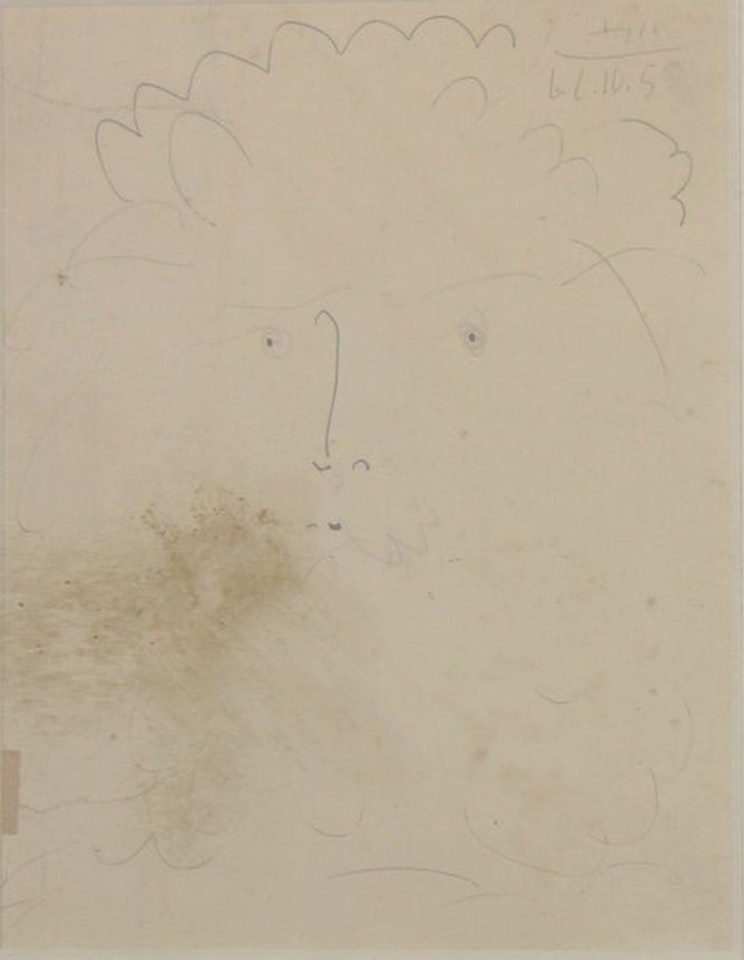 Presumed Portrait of Camille Renault as a Faun by Pablo Picasso