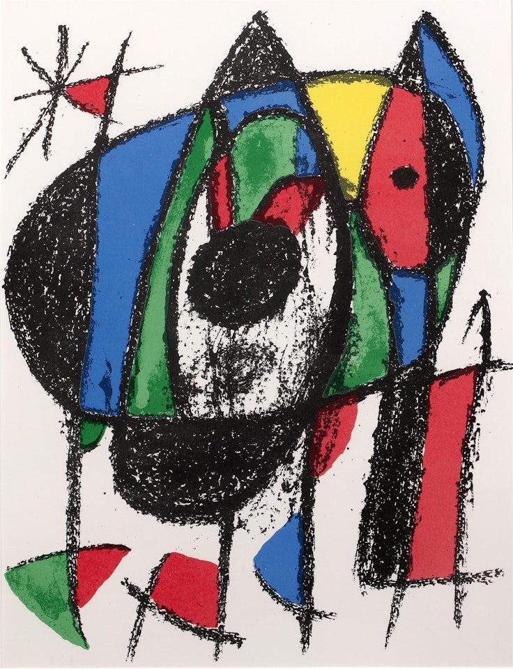Untitled, from the lithograph portfolio 2, no.5 by Joan Miró