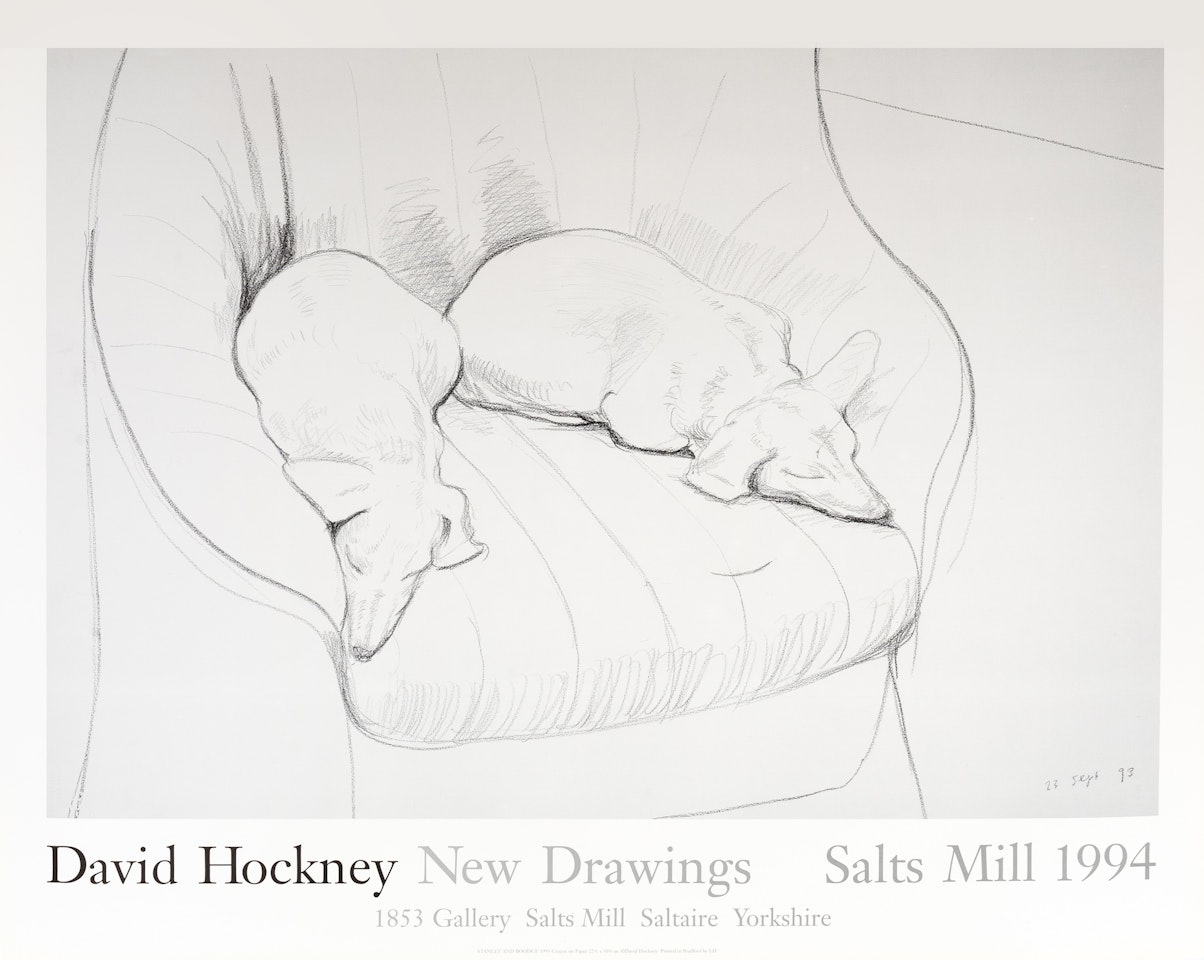 David Hockney New Drawings; for Salts Mill by David Hockney