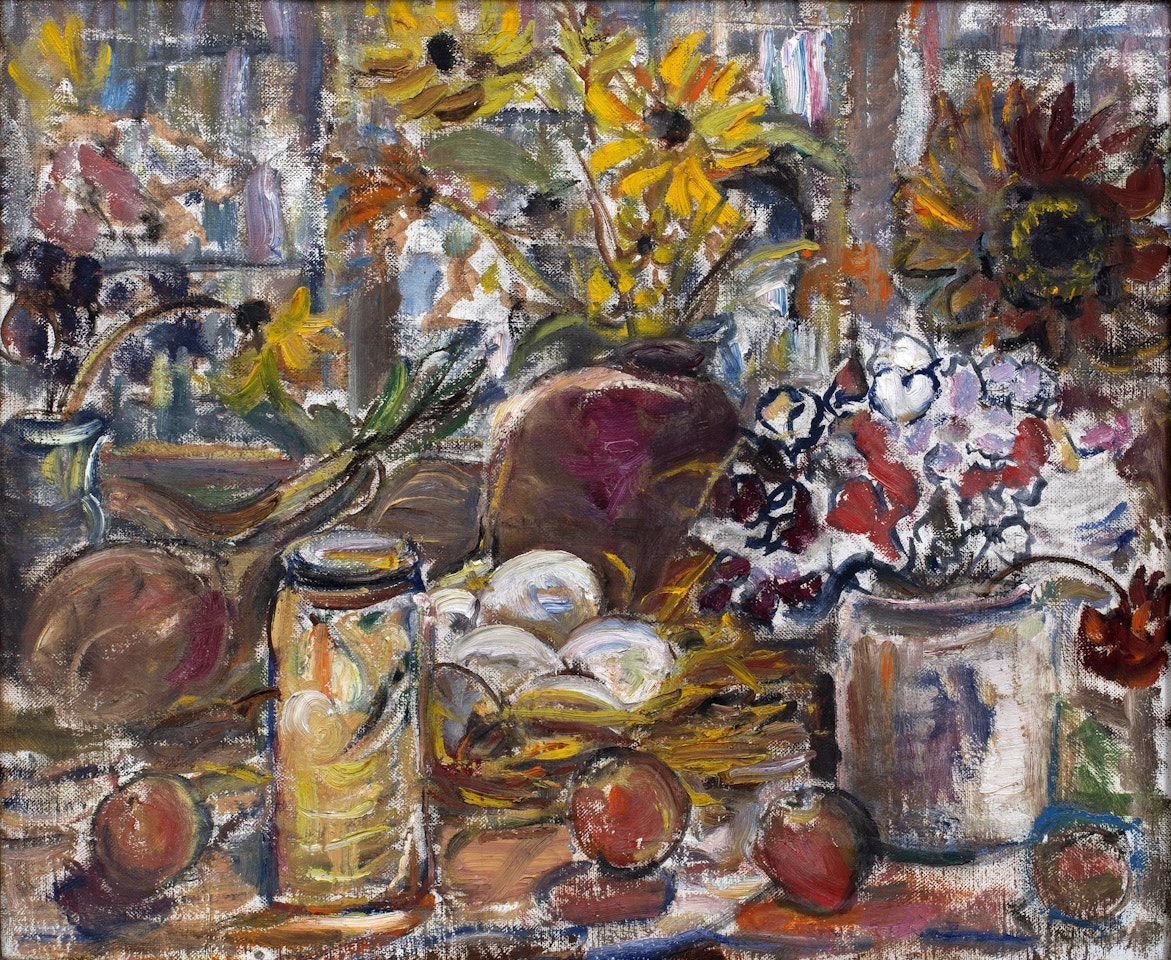 Fruit and flowers by French School
