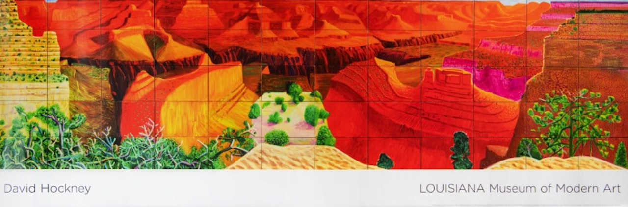 A Closer Grand Canyon by David Hockney