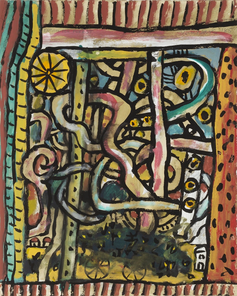 Opus G.1891 Enchanted Forrest, January 1995 by Alan Davie