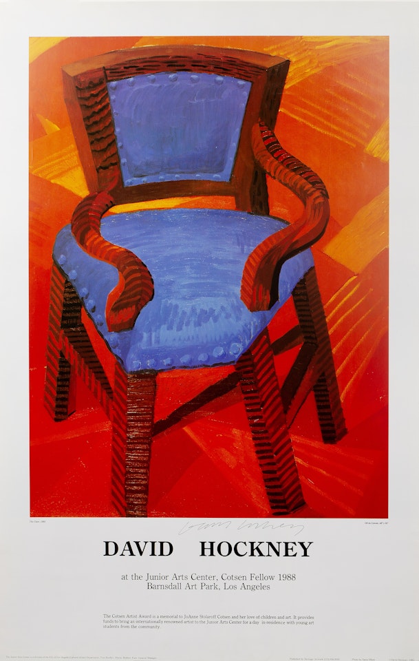 The Chair by David Hockney