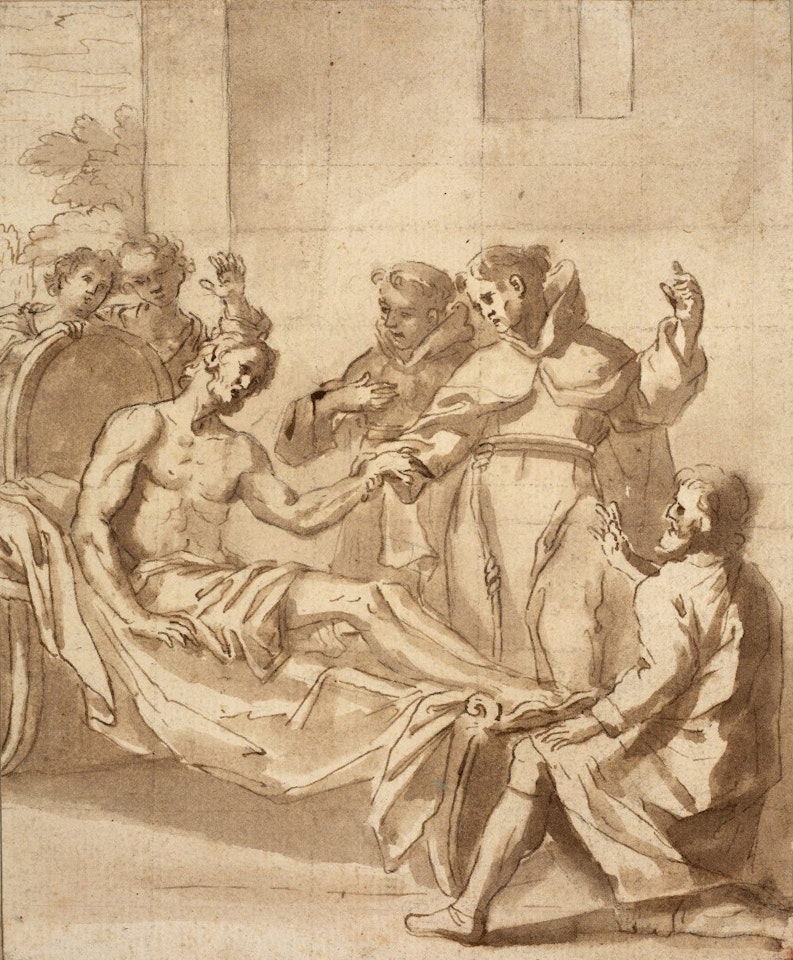 Two 18th century old master drawings by Italian School